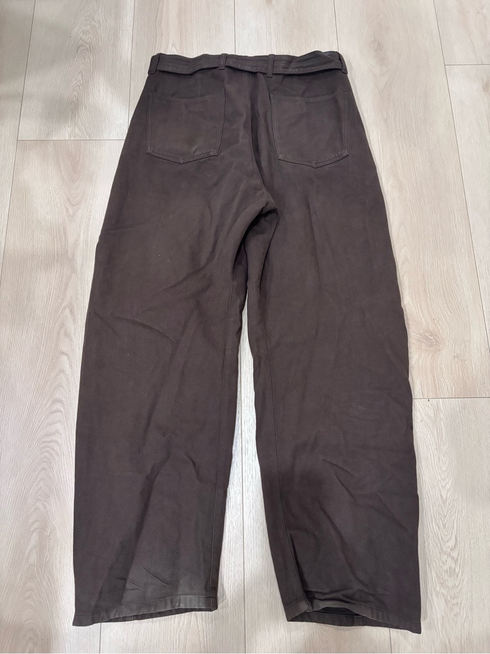 Lemaire Dark Brown Twisted Pant - Picture 2 of 11